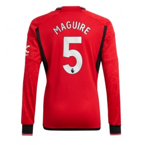Manchester United Harry Maguire #5 Hjemmebanetrøje 2023-24 Lange ærmer